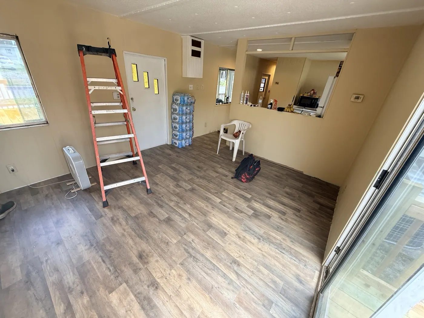 Flooring installation and improvement work